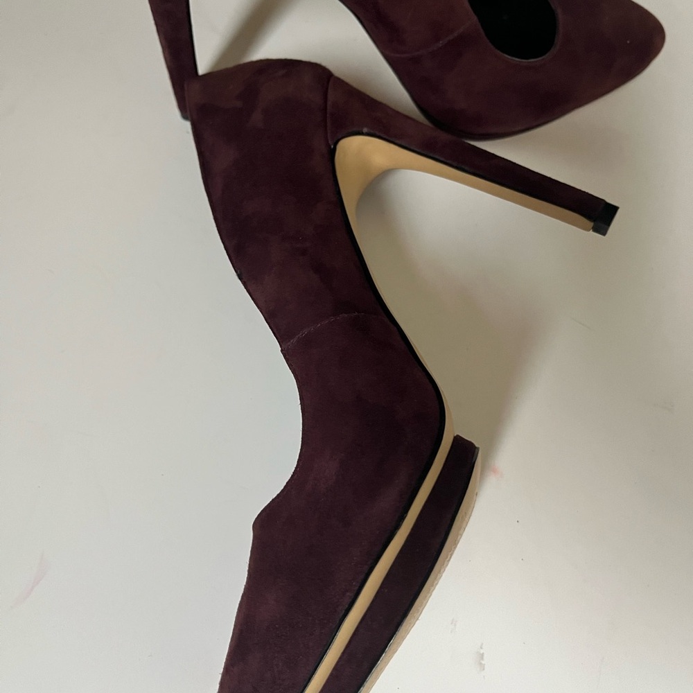 Lord and Taylor 424 Fifth burgundy/bordeaux shoes - Picture 5 of 6